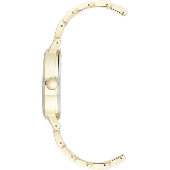Women Gold Nine West Women\'s Bracelet Watch
